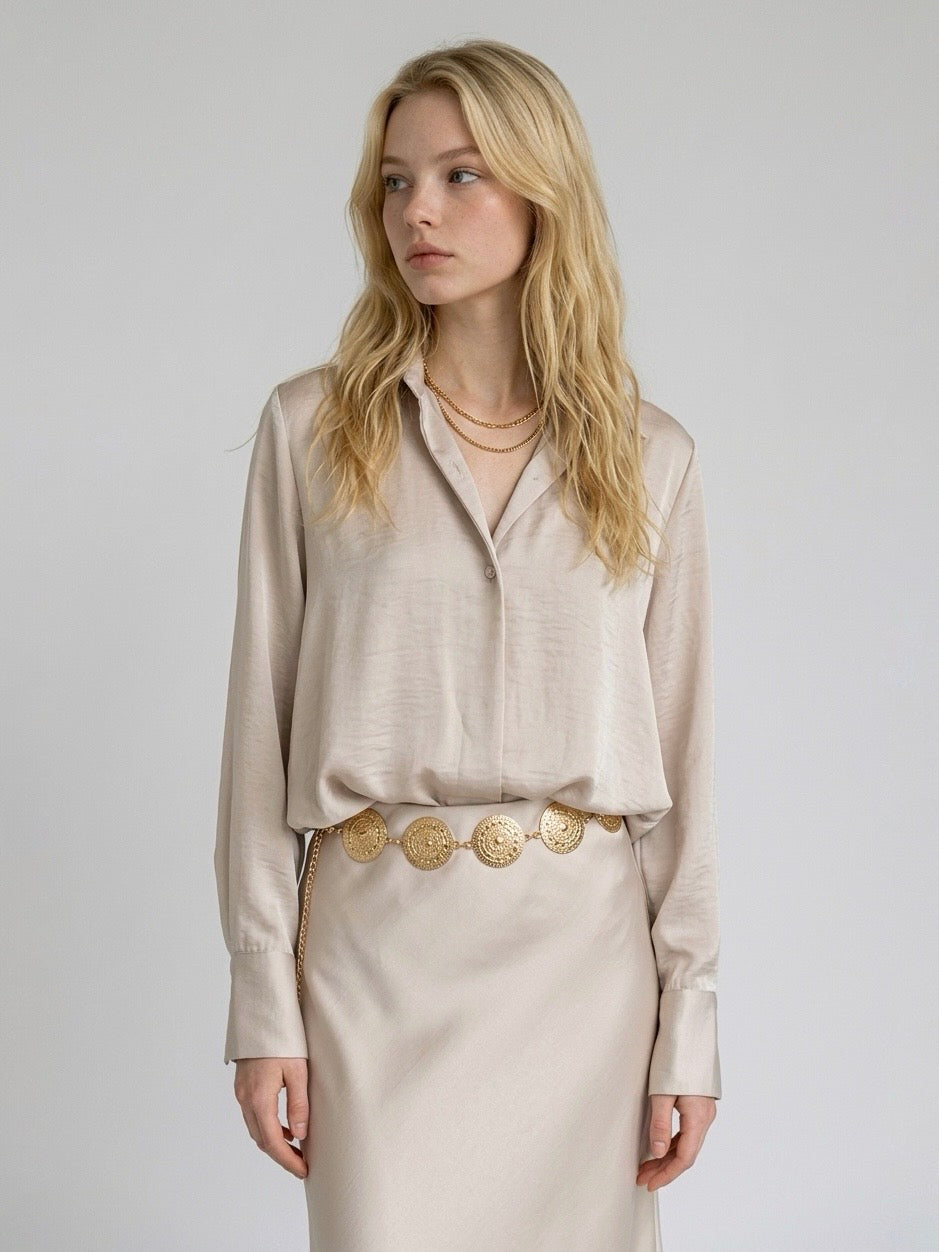 CAMICIA SATINATA