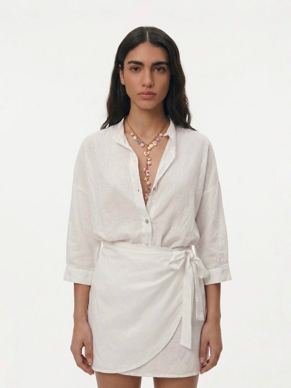 Camicia Cotone Bianca