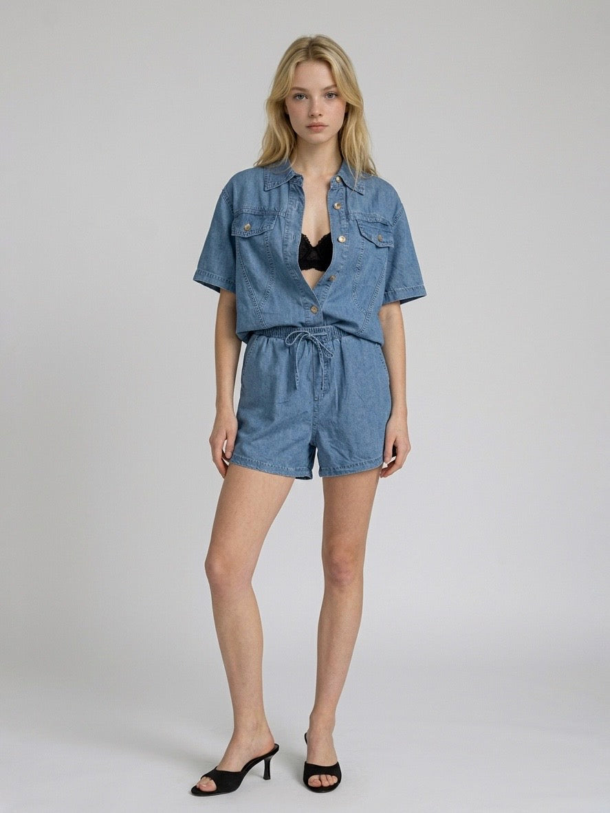 SHORTS CHAMBRAY