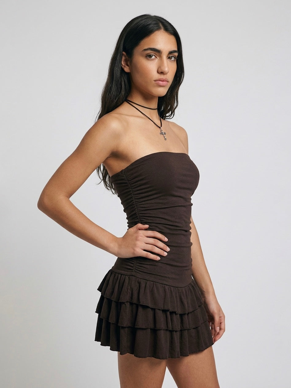 MINIDRESS CHOCO