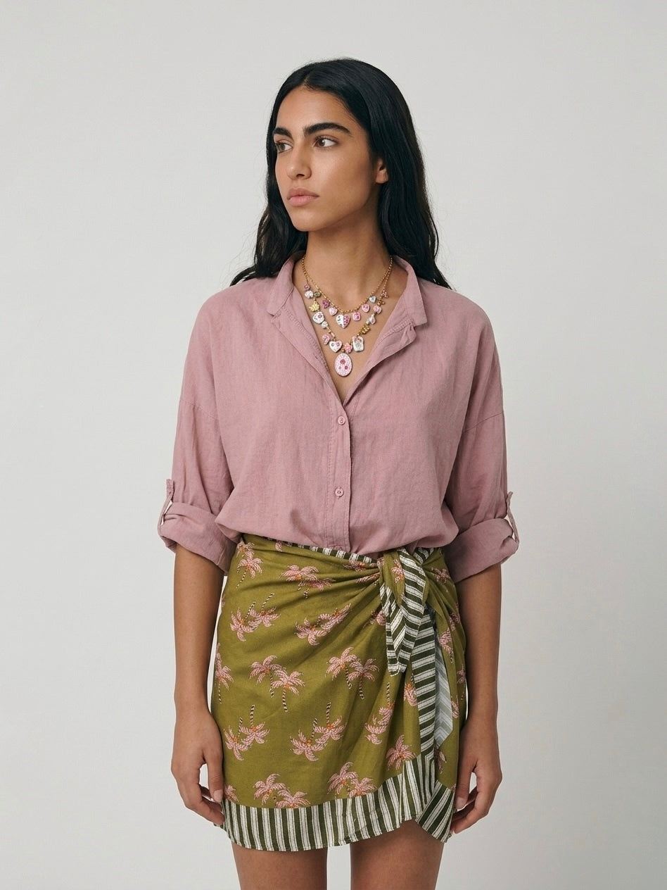 CAMICIA COTONE ROSA