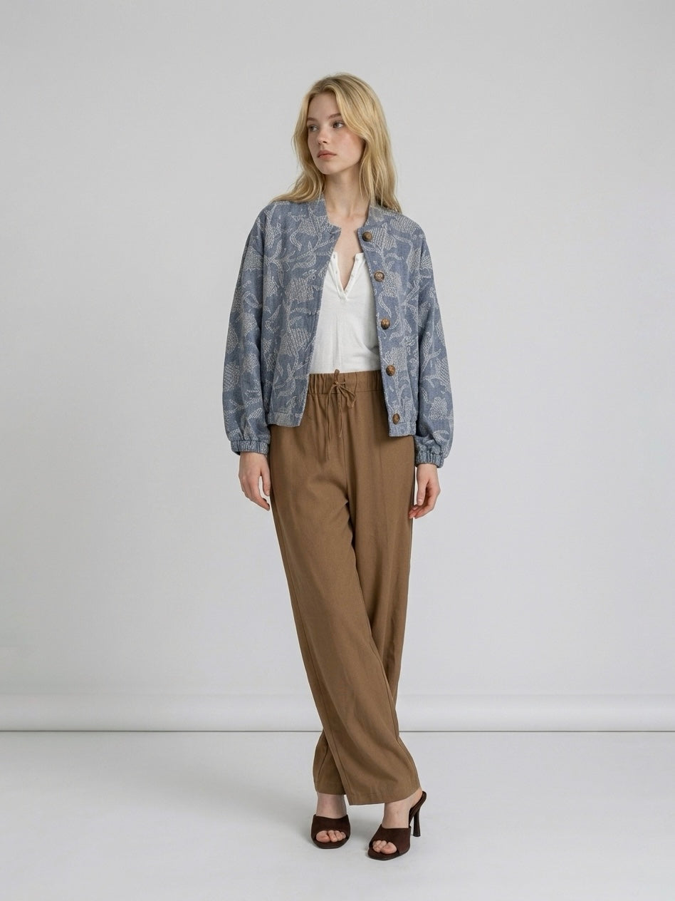 PANTALONE LINO E VISCOSA