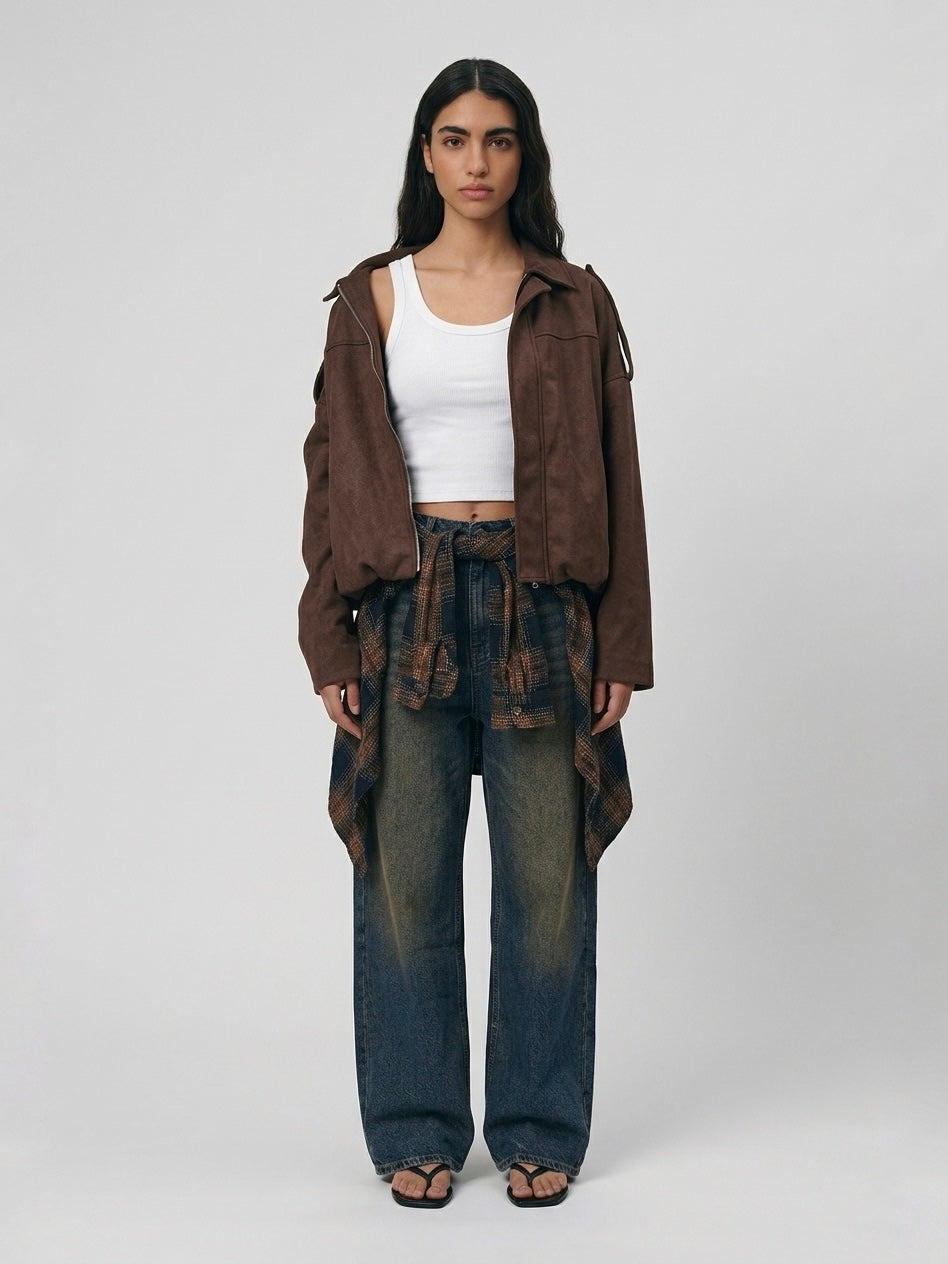 Giacca Suede