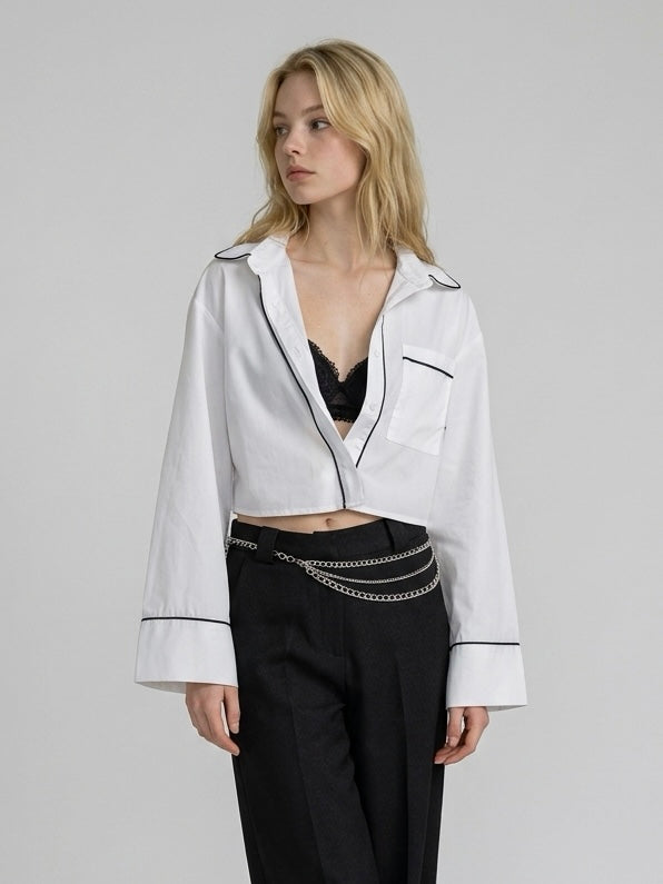 CAMICIA CROP