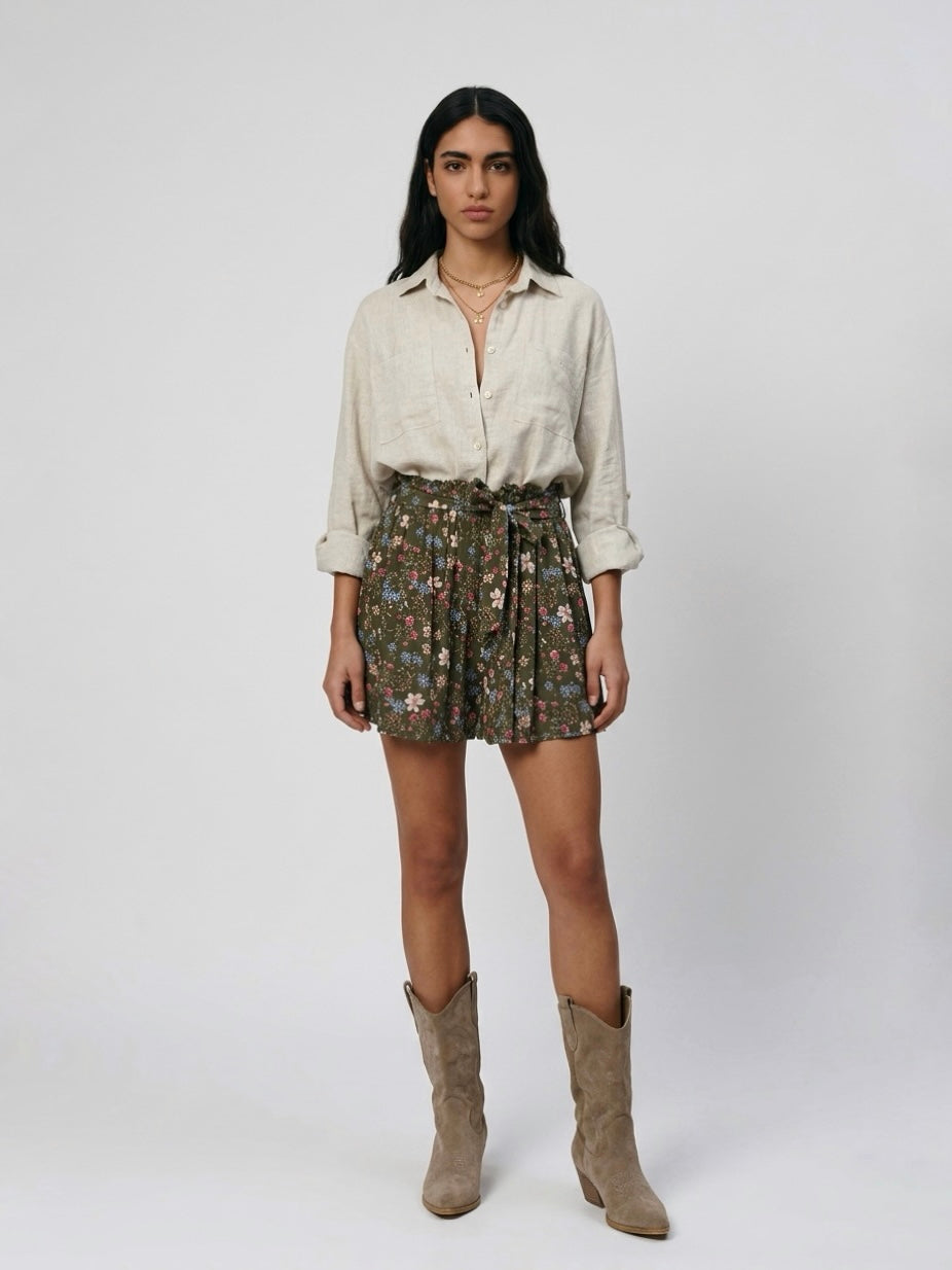 CAMICIA LINO SABBIA
