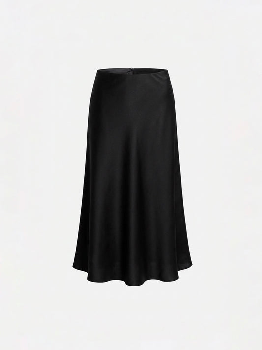 GONNA SATIN NERA