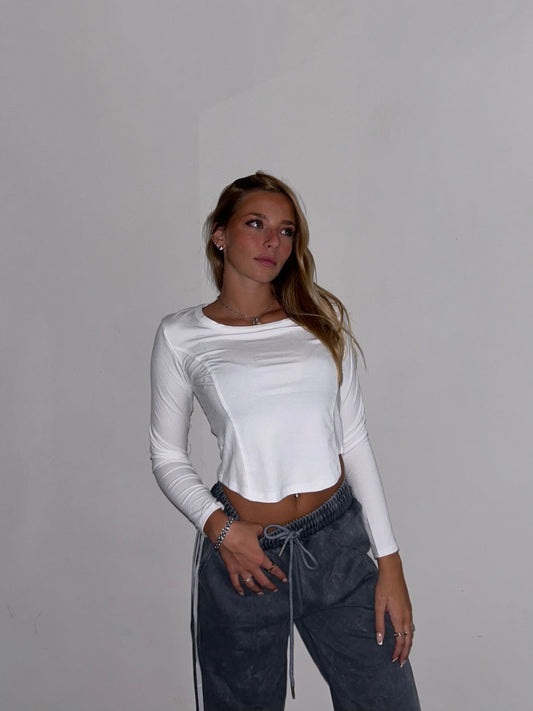 MAGLIA BASIC BIANCA