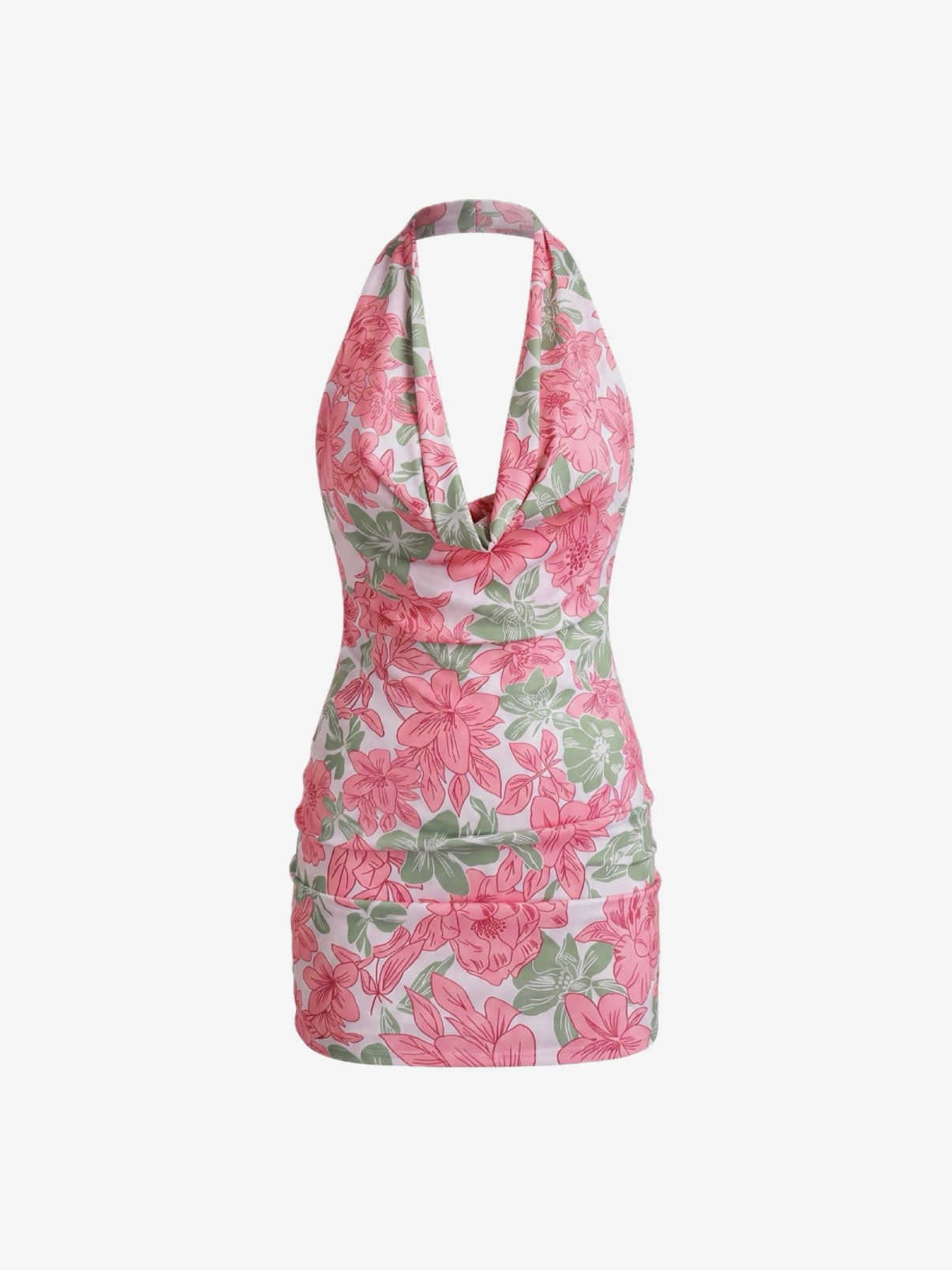 Minidress Flowers Rosa