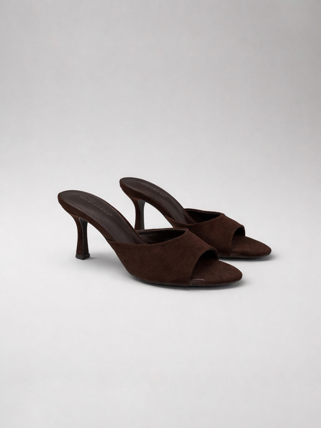 MULES SUEDE CHOCO