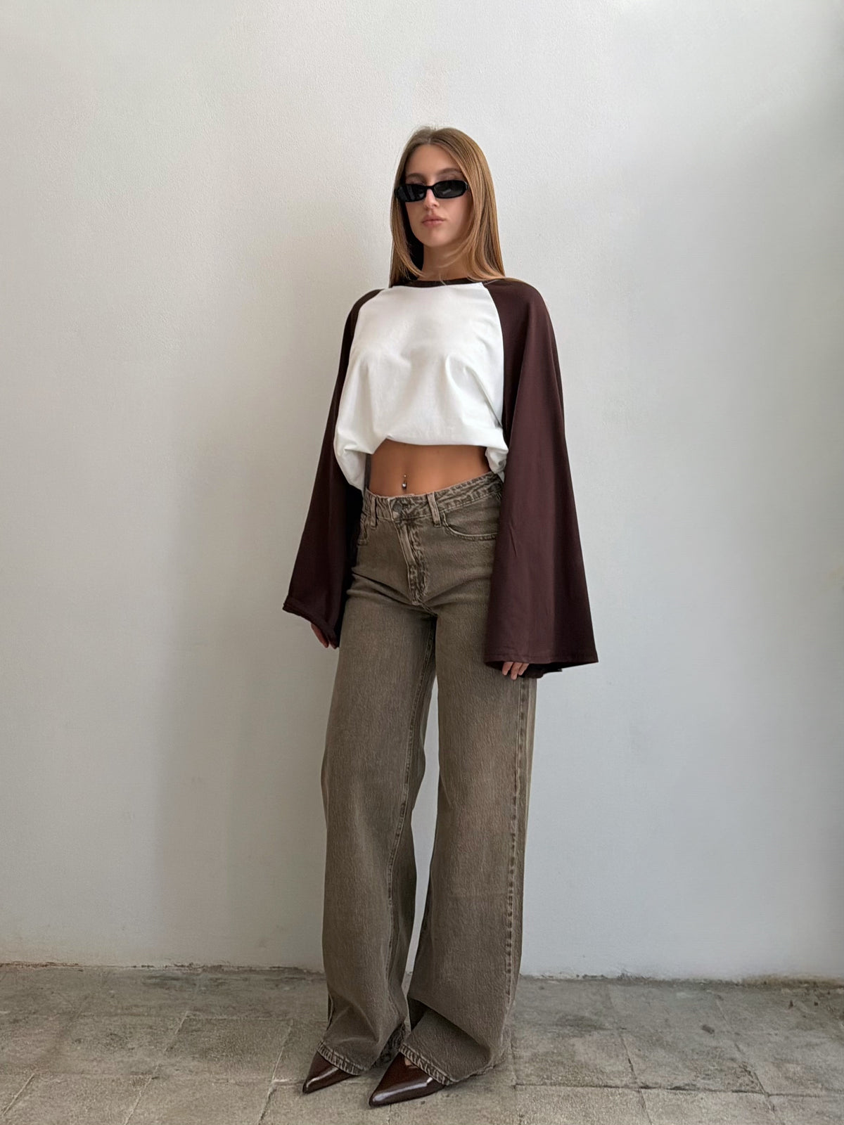Jeans Straight Khaki