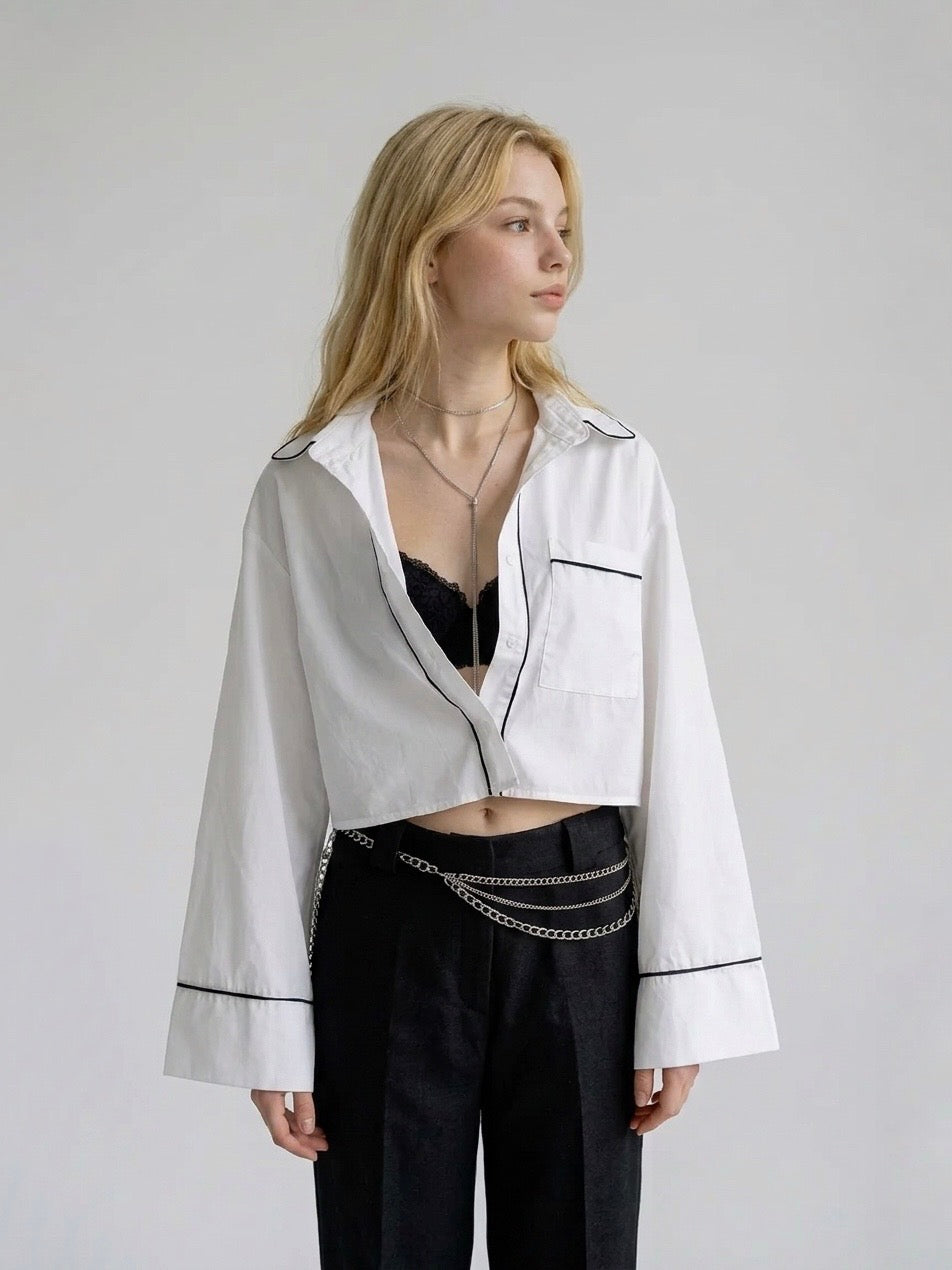 CAMICIA CROP