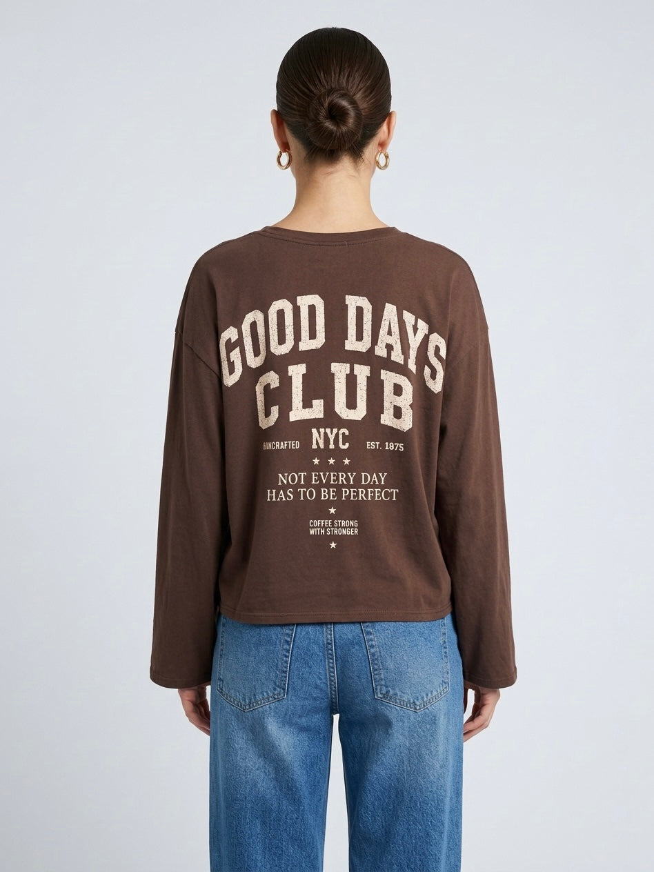 Long-sleeve Stella CHOCO