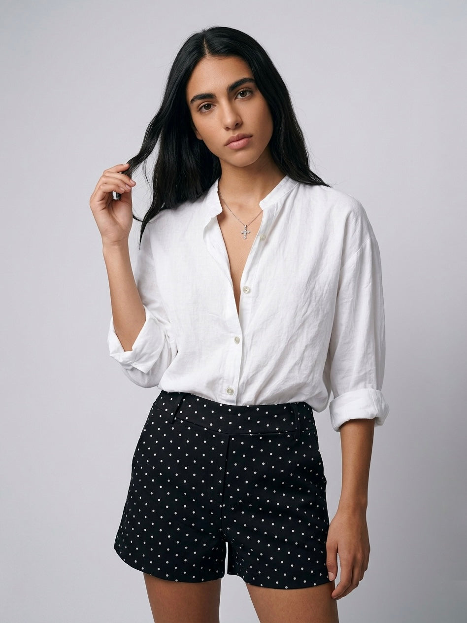 CAMICIA COTONE BIANCA