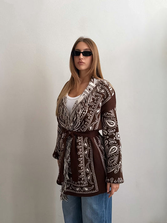 Cardigan Bandana Moro