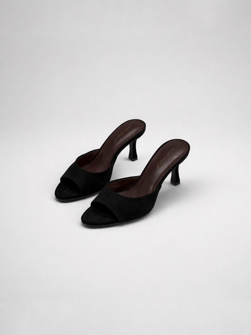 MULES SUEDE NERO