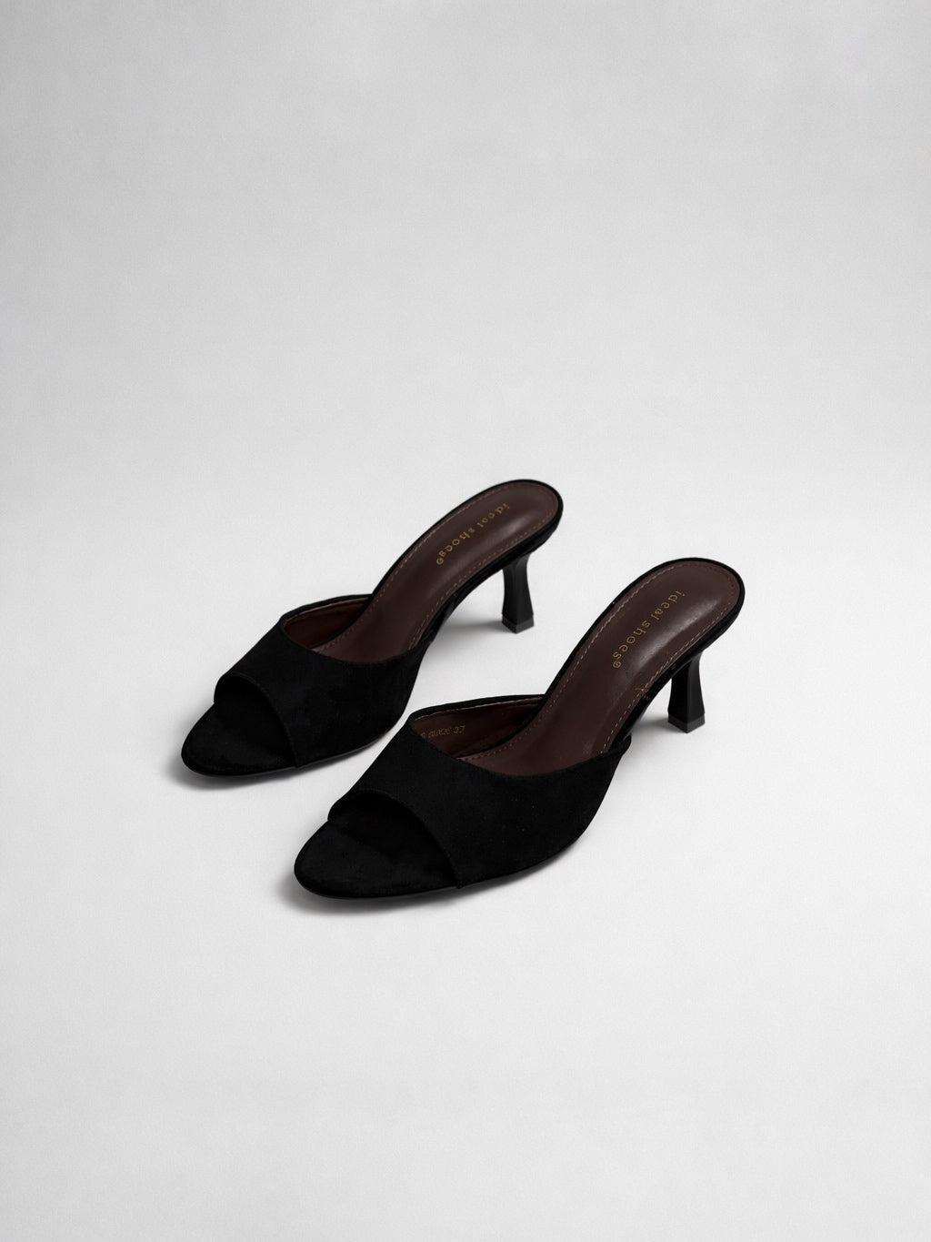 MULES SUEDE NERO