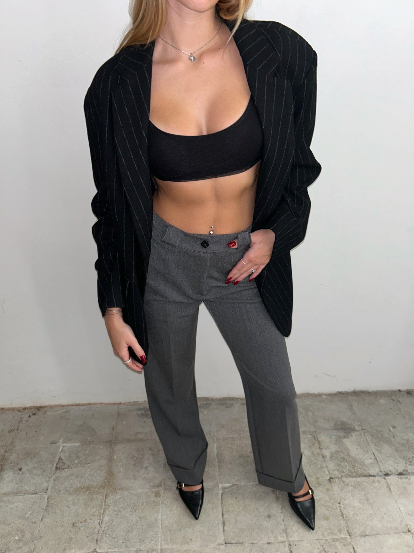 BLAZER OVER LANA GESSATO