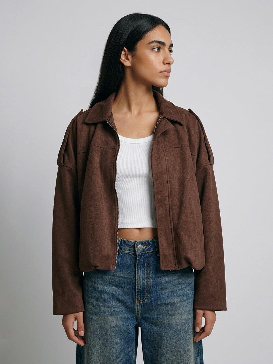 Giacca Suede
