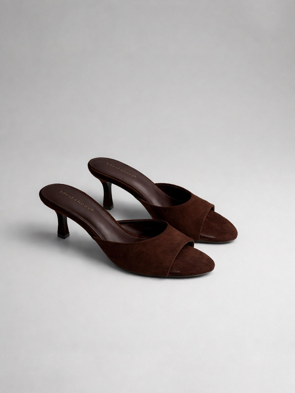 MULES SUEDE CHOCO