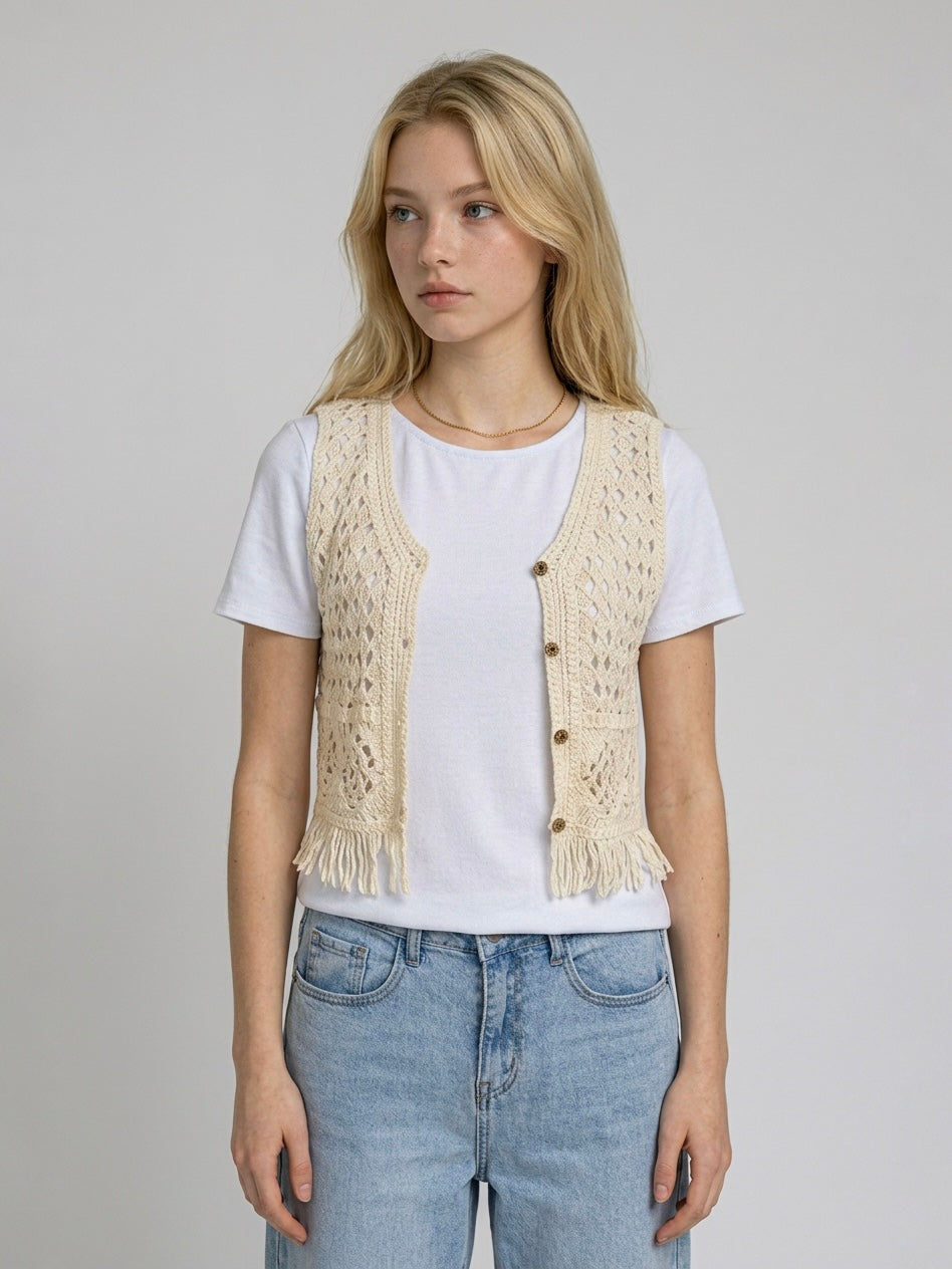 GILET CROCHET
