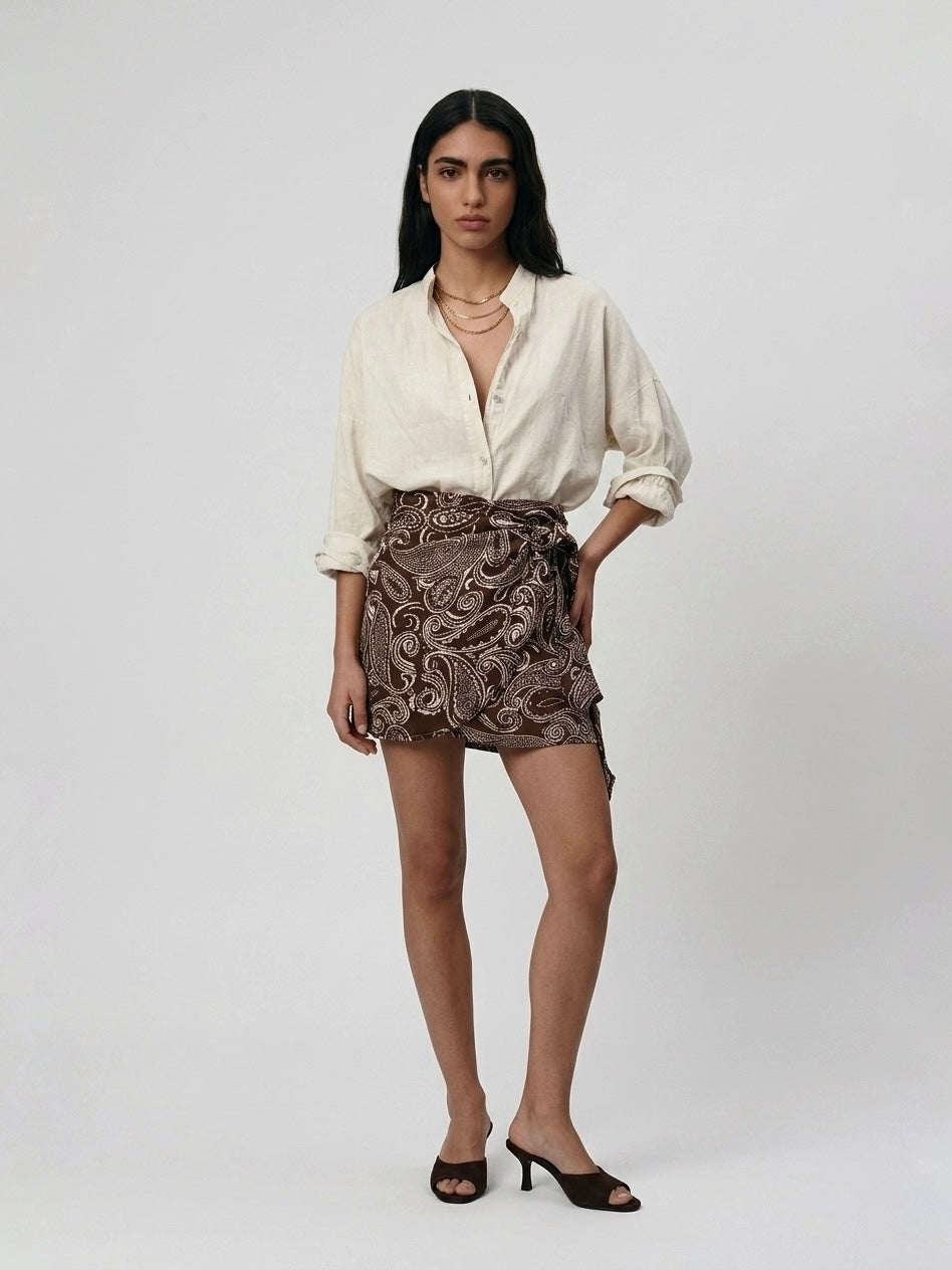 CAMICIA COTONE SABBIA