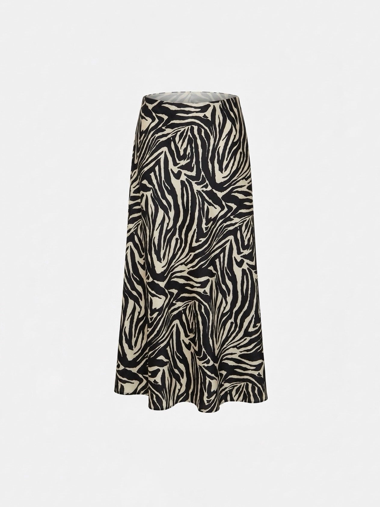 Satin Skirt Zebra