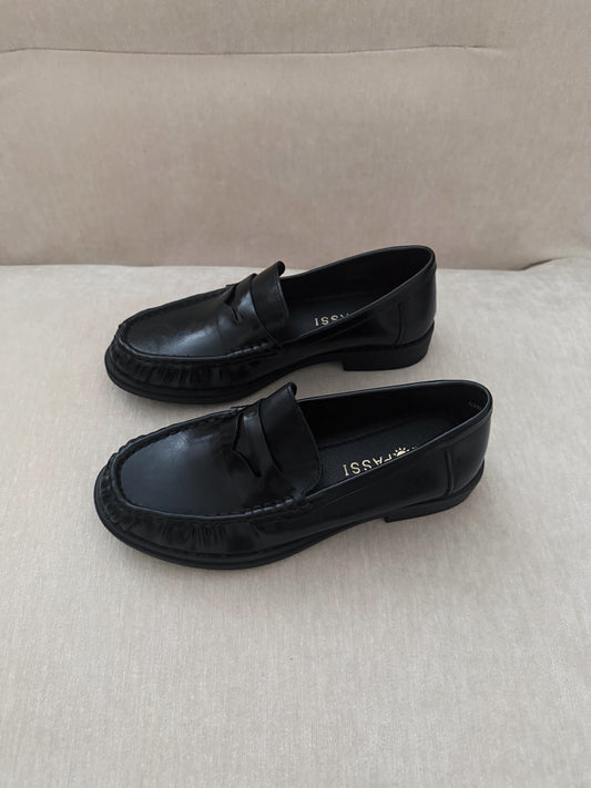 Mocassino ecopelle Nero
