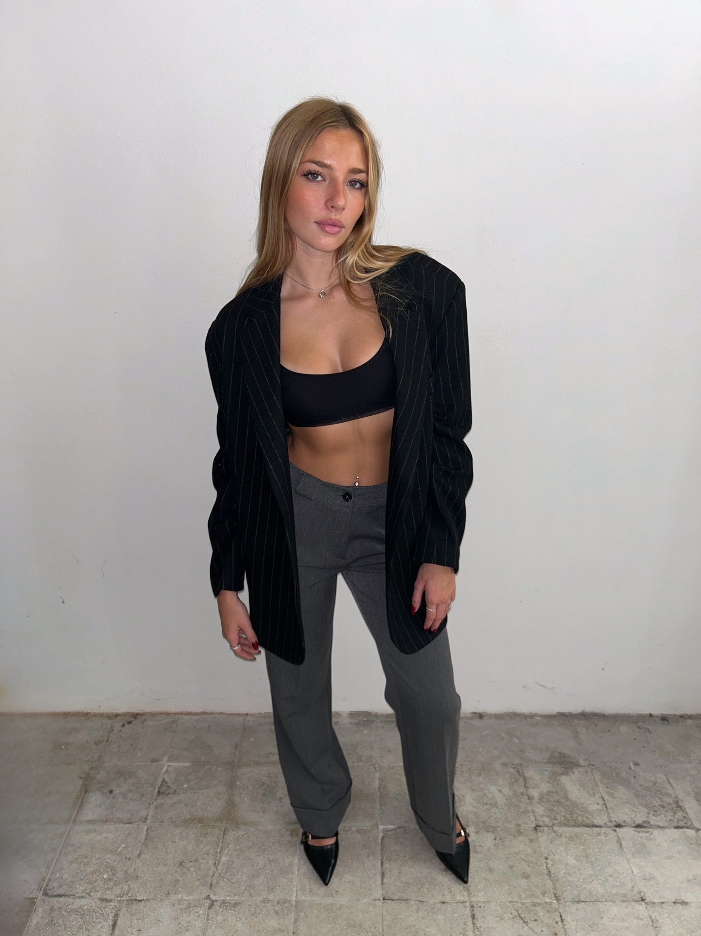 BLAZER OVER LANA GESSATO