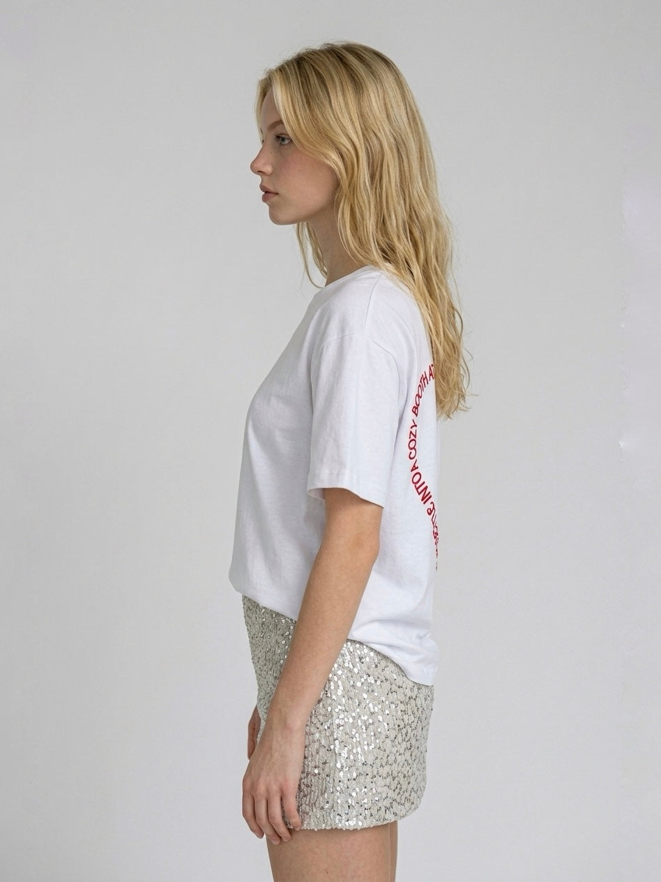 T-SHIRT CUORE BIANCA