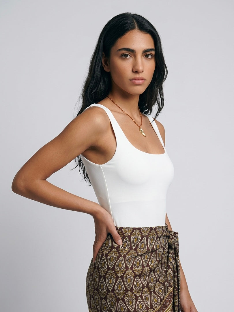 TOP LYCRA BIANCO