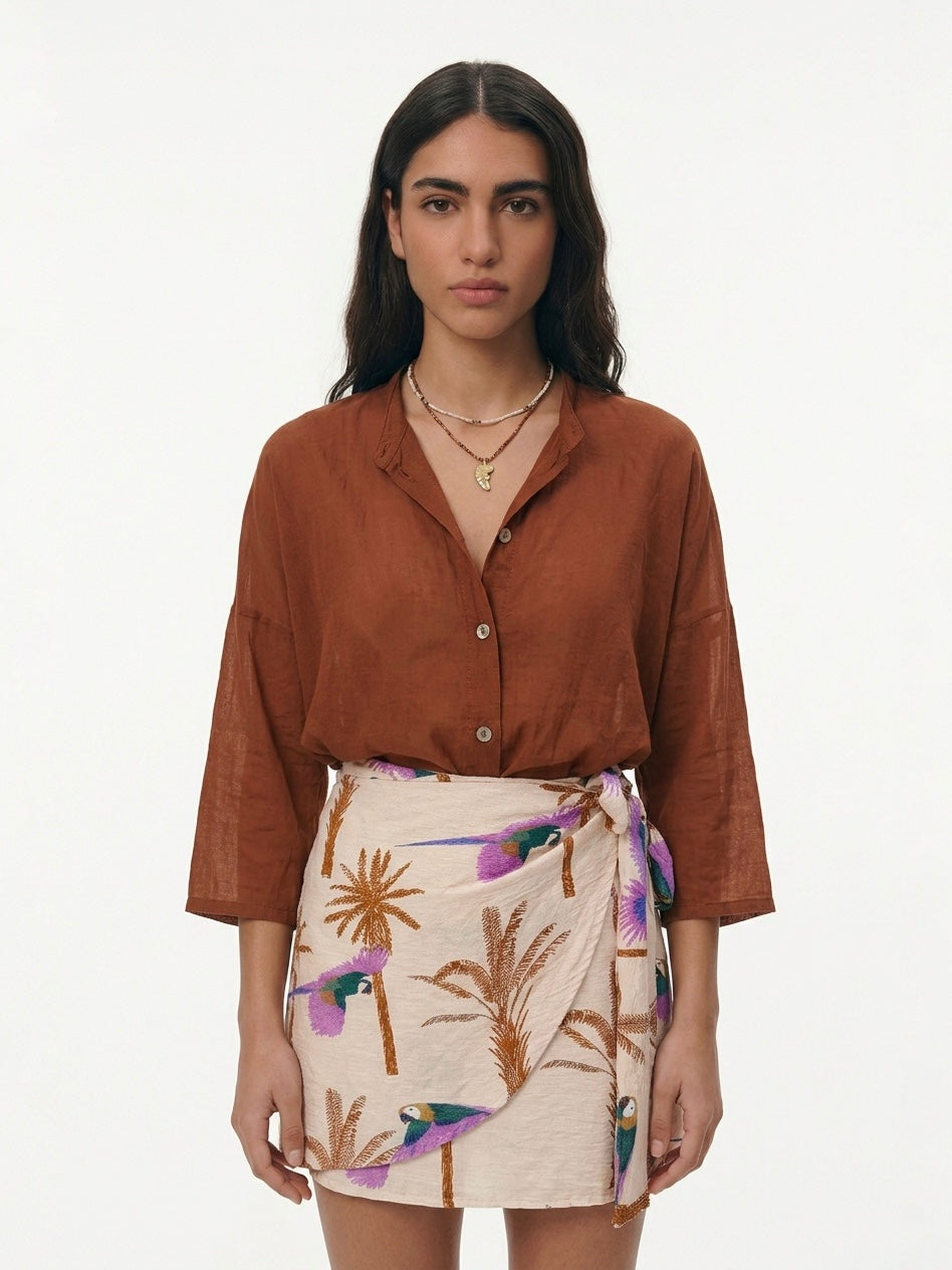 CAMICIA MATTONE