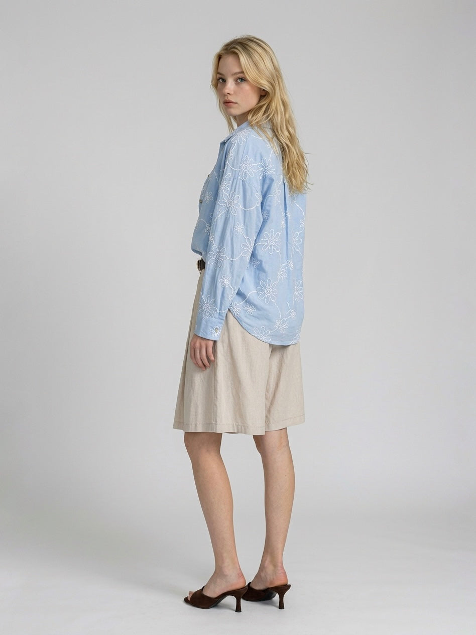 CAMICIA RICAMO