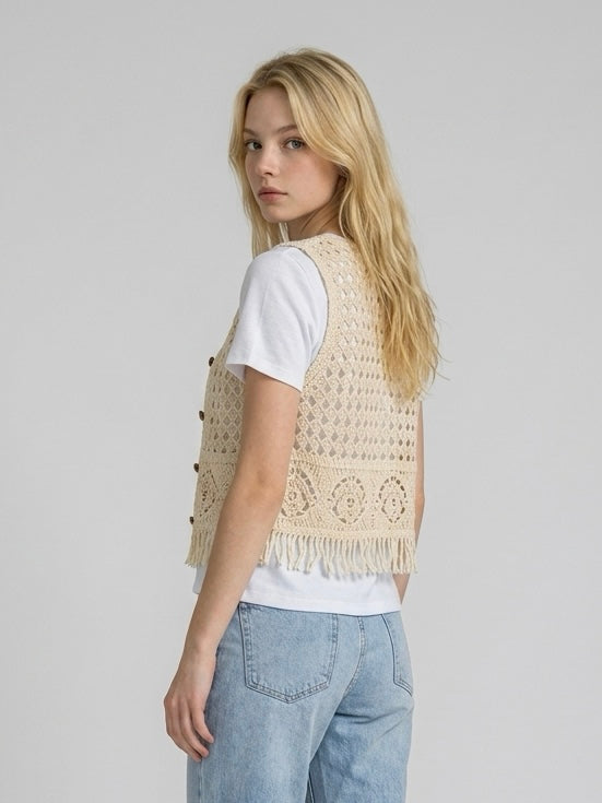 GILET CROCHET
