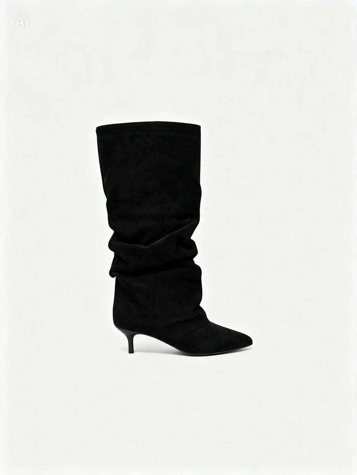 Stivale Suede Nero
