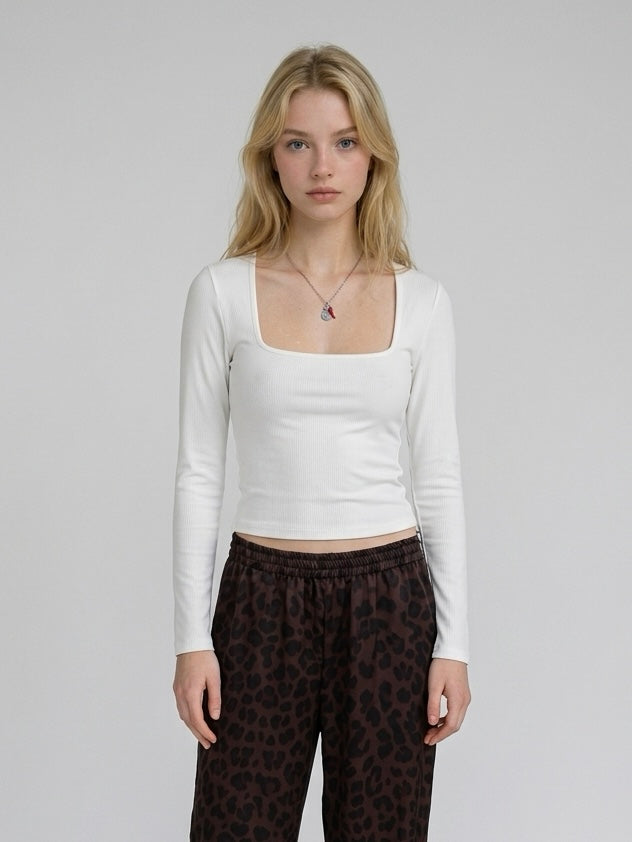 MAGLIA BASIC BIANCA