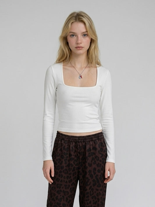 MAGLIA BASIC BIANCA