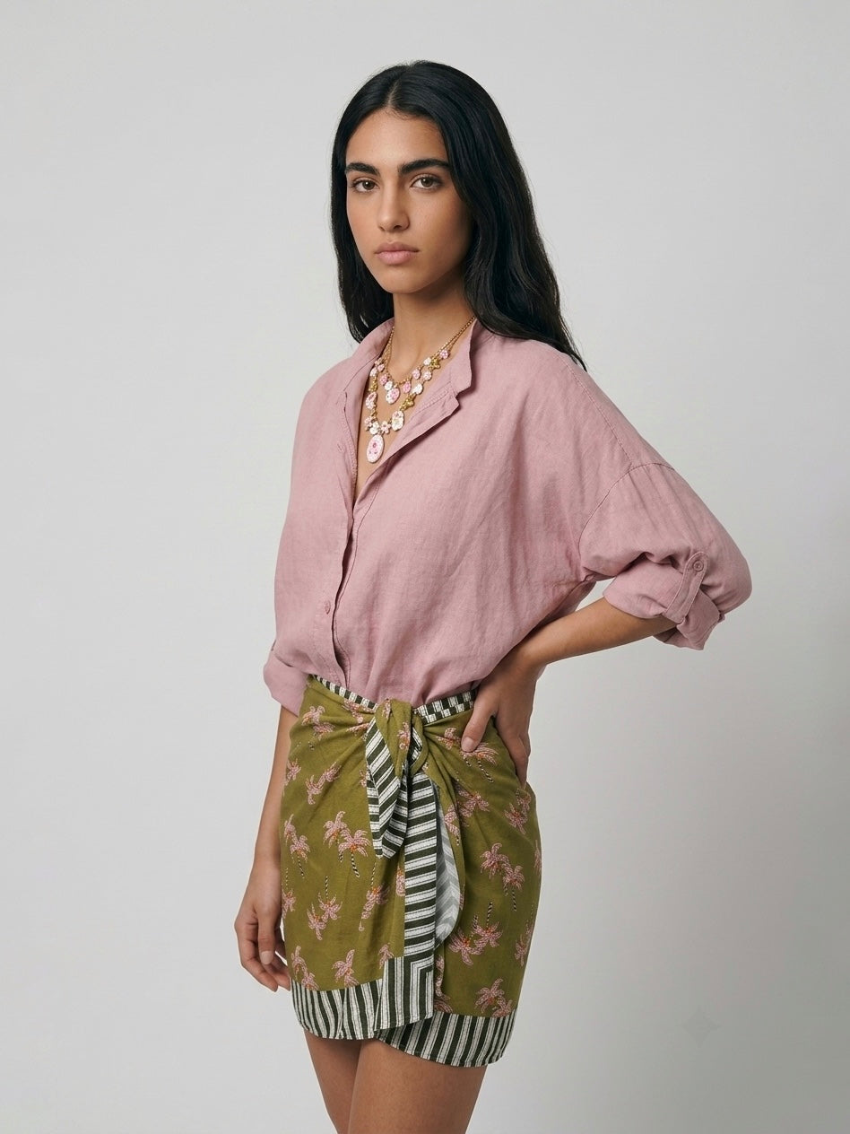 CAMICIA COTONE ROSA
