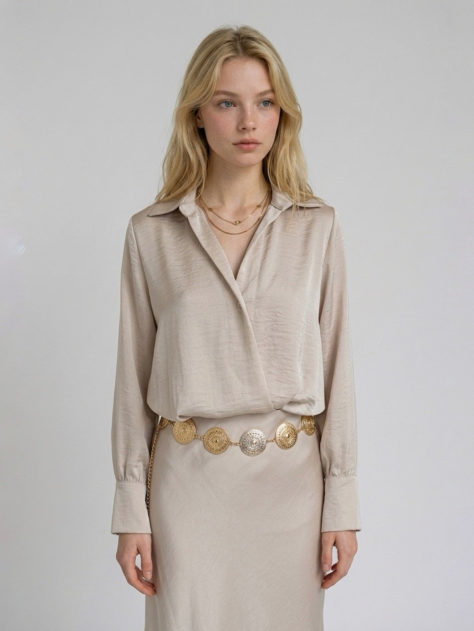 CAMICIA SATINATA