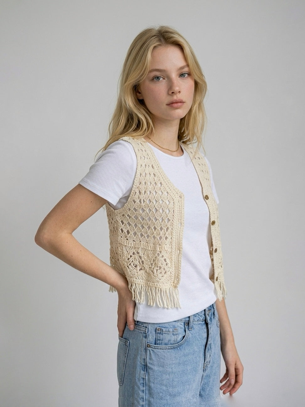 GILET CROCHET