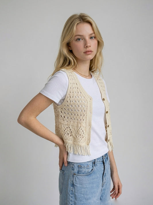 GILET CROCHET
