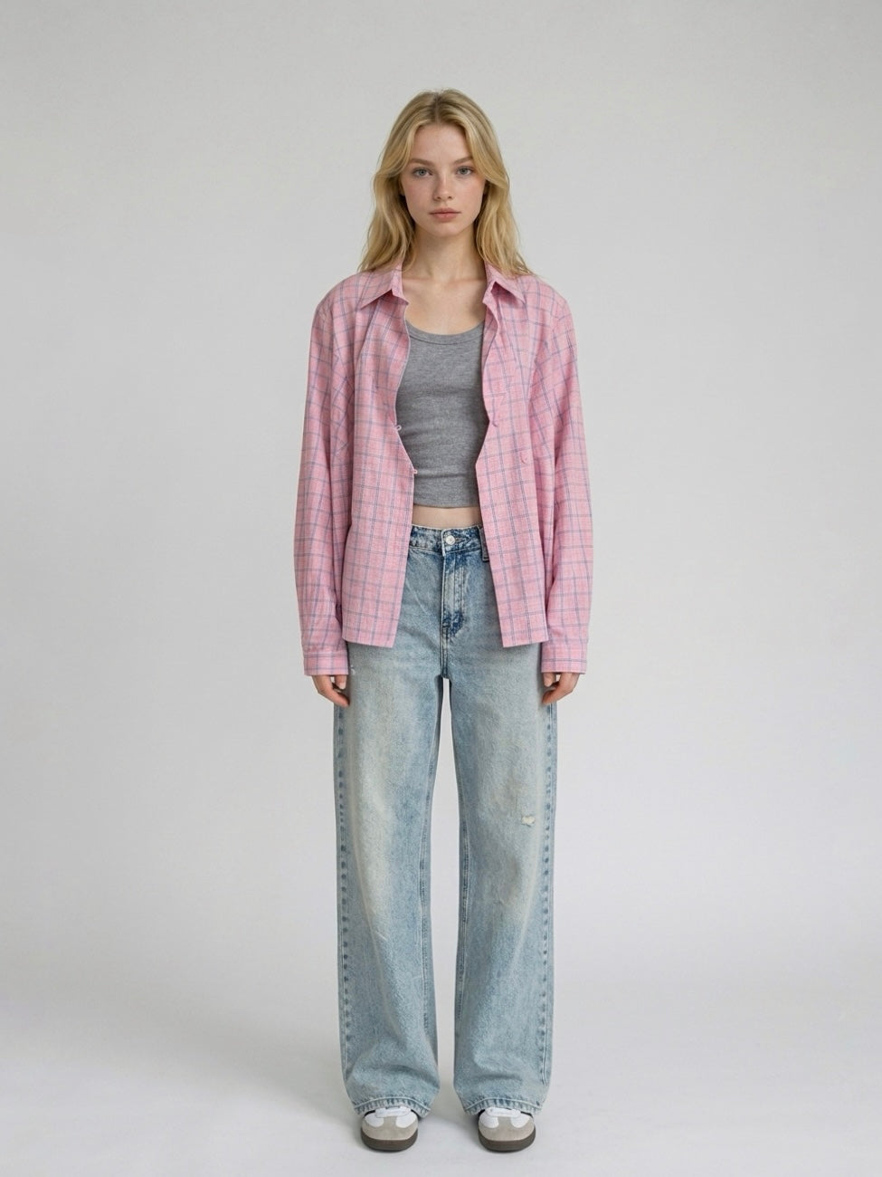 CAMICIA CHECK ROSA