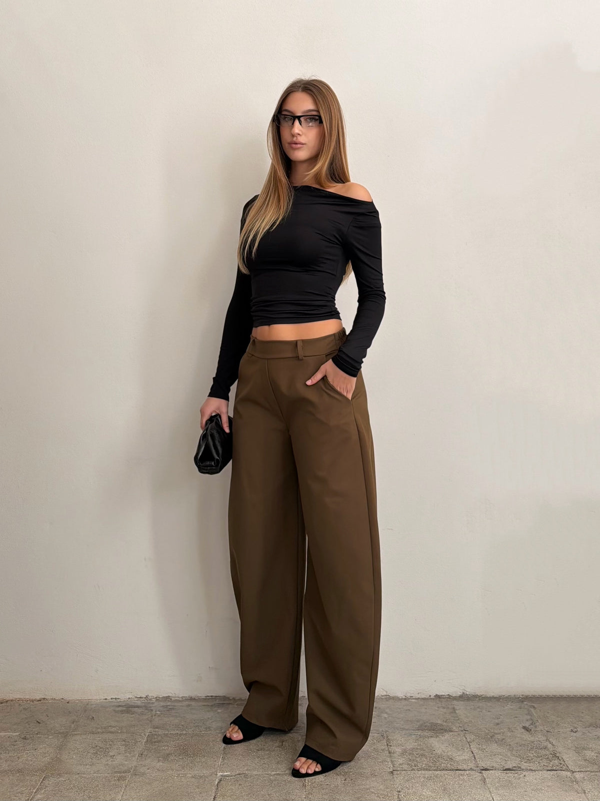 Pantalone Barrel Khaki